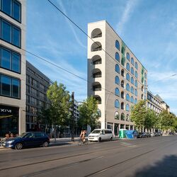 Blick auf das Stadtquartier "AM TACHELES"