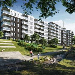 Außenansicht eines Projekts in Oslo