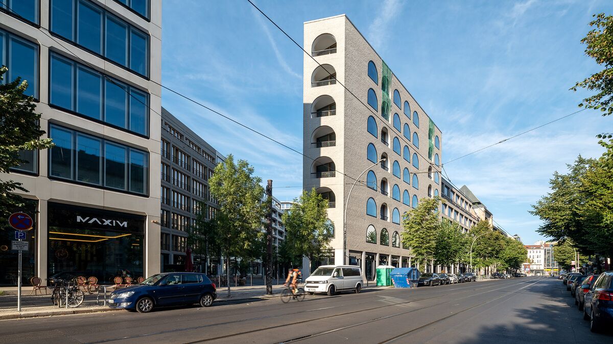 Blick auf das Stadtquartier "AM TACHELES"