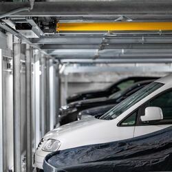 Parksystem von innen