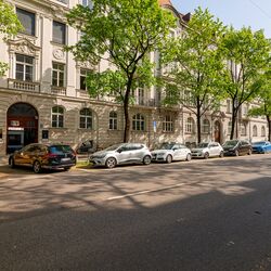 Exterior view of the listed building on Franz-Joseph-Straße